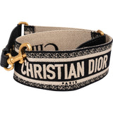 Christian Dior Signature Embroidered Bag Strap