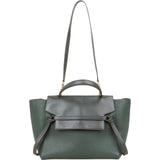 Celine Dark Green Leather Belt Handbag