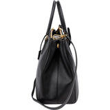 Prada Black Saffiano Leather Galleria Handbag