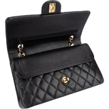Chanel Quilted Lambskin Medium Double Flap Crossbody Bag
