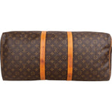 Louis Vuitton Monogram Canvas Keepall 55 Travel Bag