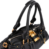 Chloé Black Leather Paddington Handbag