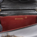 Chanel Quilted Lambskin 24K Gold Single Flap Shoulder Bag