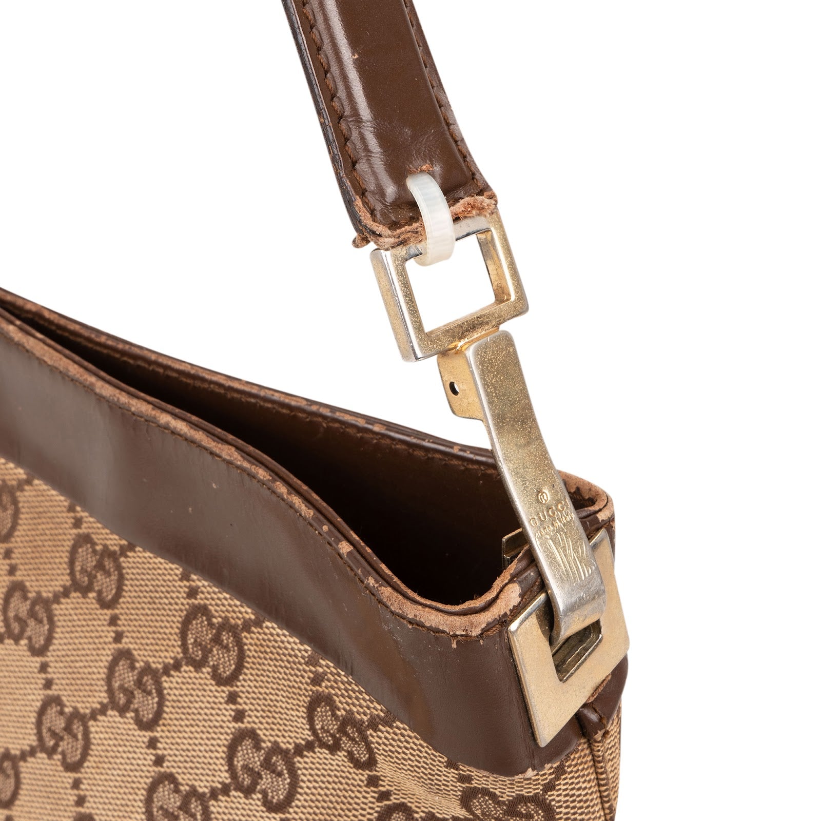 [🔄️B09 / F14] Gucci Monogram GG Canvas Shoulder Bag - vintageandkickz