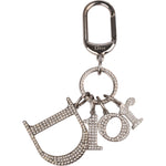 Dior Crystal Spellout Keychain - vintageandkickz