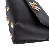 Salvatore Ferragamo Pebbled Leather Gancini Flap Crossbody Bag