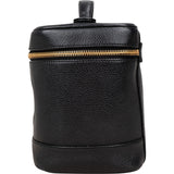 Chanel Caviar Leather Vanity Case Handbag - vintageandkickz