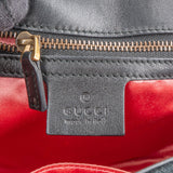 Gucci Monogram Velvet Small GG Marmont 'Loved' Embroidered Shoulder Crossbody Bag