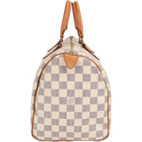 Louis Vuitton Monogram Damier Azur Canvas Speedy 30 Handbag