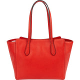 Gucci Red Leather Swing Shoulder Bag