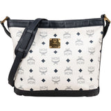 MCM Monogram Visetos Bicolor Bucket Crossbody Bag