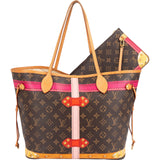 Louis Vuitton Monogram Limited Edition Summer Trunks Neverfull MM Shoulder Bag