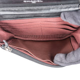 Chanel Quilted Lambskin Palladium Wallet On Chain Crossbody Bag