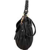 Miu Miu Matelassé Nappa Leather Hobo Handbag