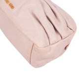 Miu Miu Pink Nappa Leather Gathered Crossbody Bag
