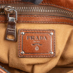 Prada Vitello Antic Chain Shoulder Bag - vintageandkickz