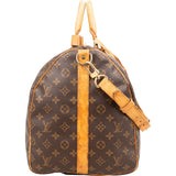 Louis Vuitton Monogram Canvas Keepall 55 Bandoulière Travel Bag