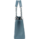 Chanel Quilted Caviar Leather Grand Shopping Tote Jumbo Shoulder Bag
