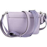 Coach Soft Purple Grained Calfskin Messenger Crossbody Bag