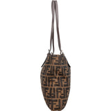 Fendi Monogram FF Zucca Canvas Tote Shoulder Bag