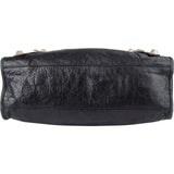 Balenciaga Black Leather City Bag Handbag