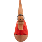 Coach Mini Monogram Signature Red Soho Hobo Shoulder Bag