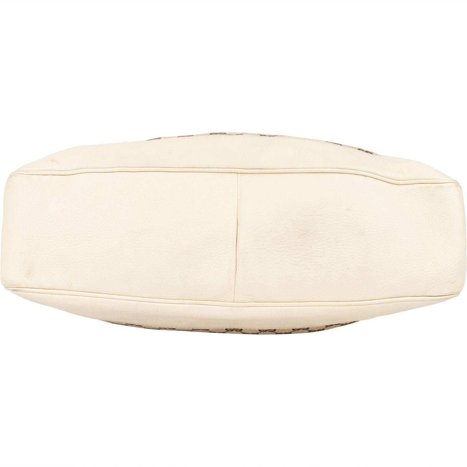 Gucci Monogram GG Canvas Bamboo Hobo Shoulder Bag - vintageandkickz
