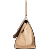 Céline Grained Calfskin Suede Trapeze Handbag