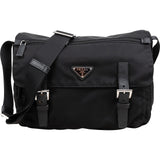 Prada Tessuto Triangle Messenger Crossbody Bag