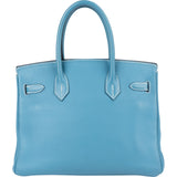 Hermès Blue Jean Birkin 30 Handbag
