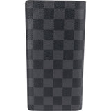Louis Vuitton Monogram Damier Graphite Brazza Long Wallet