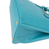 Prada Turquoise Saffiano Leather Galleria Handbag