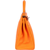Hermès Orange Swift Leather Kelly 32 Handbag