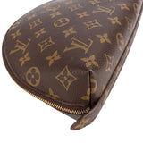 Louis Vuitton Monogram Canvas Trousse Demi Ronde Pouch