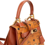 MCM Monogram Visetos Kelly Style Mini Handbag - vintageandkickz