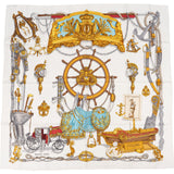 Hermès Musée Silk Carre 90 Scarf Tuch