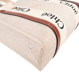 Chloé Canvas Woody Tote Medium Shoulder Bag