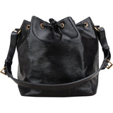 Louis Vuitton Noir Epi Leather Sac Noé Petit Shoulder Bag