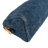 Prada Denim Triangle Pouch