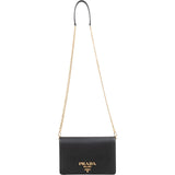Prada Saffiano Leather Wallet On Chain Crossbody Bag