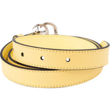 Gucci Yellow Leather GG Marmont Belt (80 / 32)