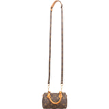 Louis Vuitton Monogram Canvas Mini Speedy Crossbody Handbag