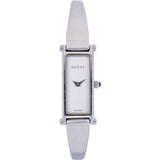 Gucci Silver Tone Bangle 1500L Woman Watch