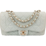 Chanel Quilted Lambskin Single Flap Crossbody Bag