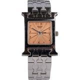 Hermès Silver Tone Heure H HH1.210 Women Watch