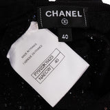 Chanel Black Sequins T-Shirt Short Dress (FR40 / DE38)