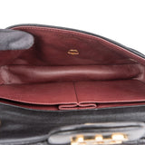 Chanel Quilted Lambskin East West Single Flap Shoulder Bag