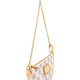 Louis Vuitton Monogram Damier Azur Pochette Milla Shoulder Bag