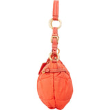 Prada Orange Nylon Puffer Shoulder Bag