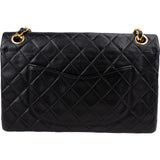 Chanel Quilted Lambskin 24K Gold Medium Double Flap Shoulder Bag